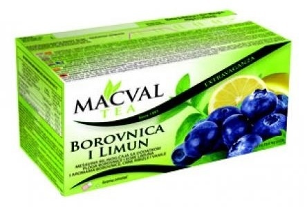 Čaj Borovnica&limun Extravaganza 40 g Macval