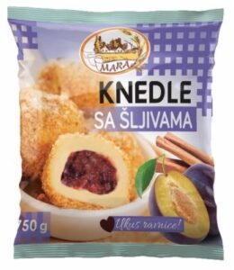 smrznute knedle sa sljivama 750 g mara