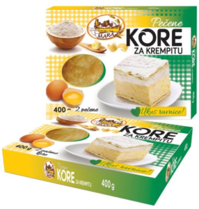 400 g Pecene Kore za Krempitu-stand.-var.