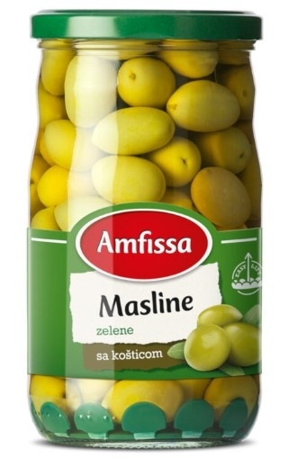 Masline Zelene sk 680 g Amfissa