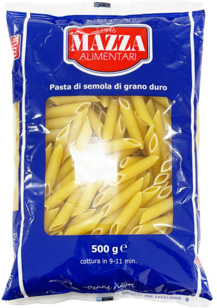 Testenina Penne Rigate 500 g Mazza