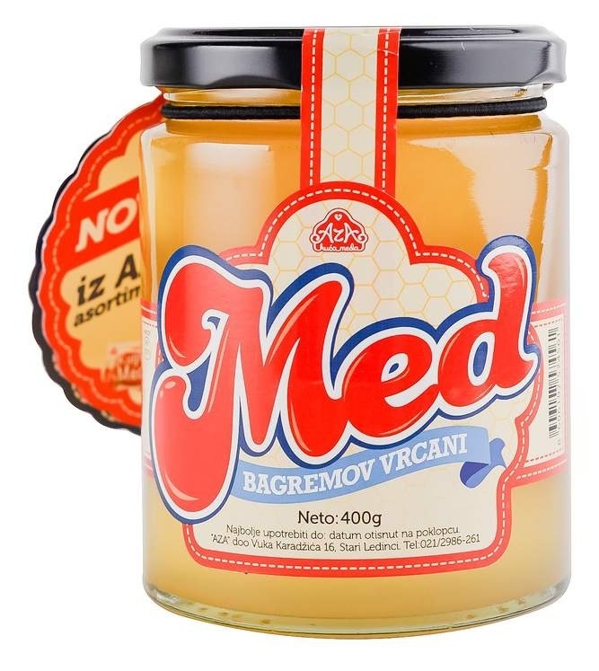 Med Bagremov 400 g Staklo Aza