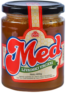 Med Livadski 400 g Staklo Aza