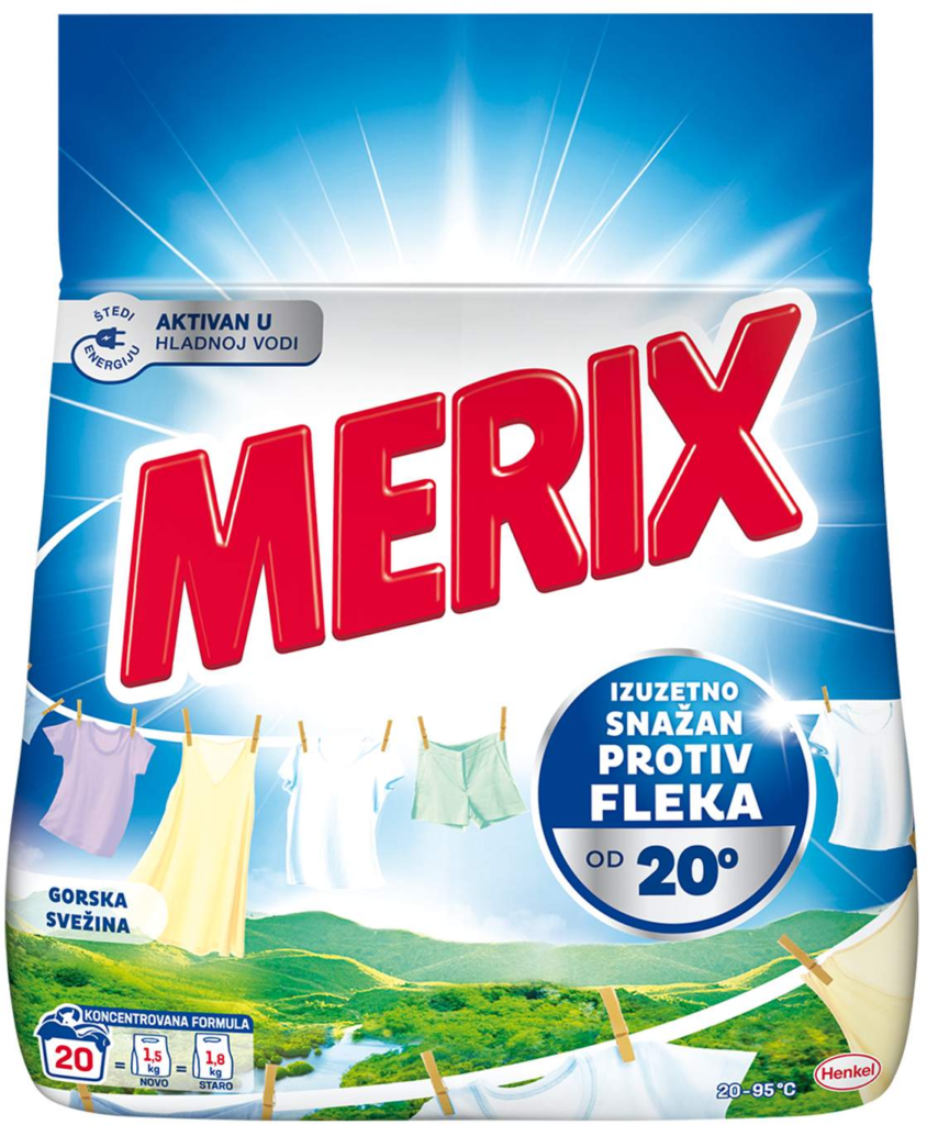 Merix det Pwd Mount Freshness 1,5 kg