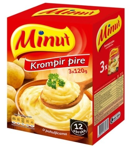 Krompir Pire 3x 120 g Minute