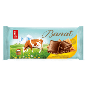 čokolada banat mlecna sa drobljenim keksom 80 g sl