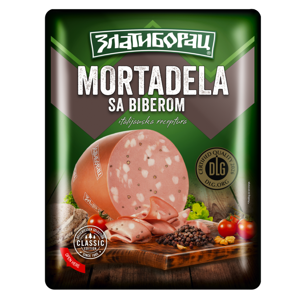 Zlatiborac mortadela sa Biberom 125 g