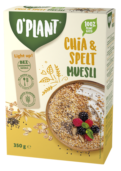 Musli Oplant Chia&spelt 350 g Podrav