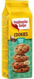 Keks nž Cookies Kokos i Čokola 135 g