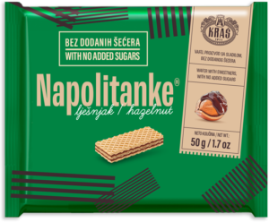 napolitanke Bez Šećera Lešnik 50 g