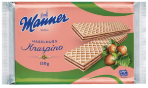 Napolitanke Lešnik 110 g Manner