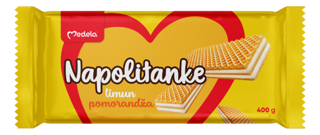 Medela keks napolitanka limun pomorandza 400 g