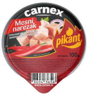 Carnex narezak Mesni Pikant Alu 100 g