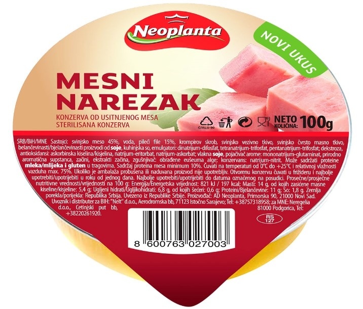 Neoplanta narezak Mesni 100 g