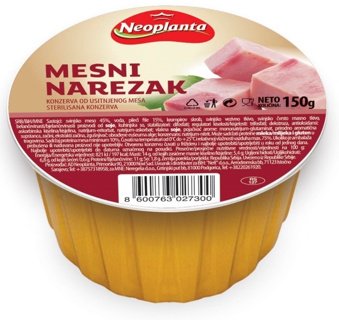 Neoplanta narezak Mesni 150 g Moja