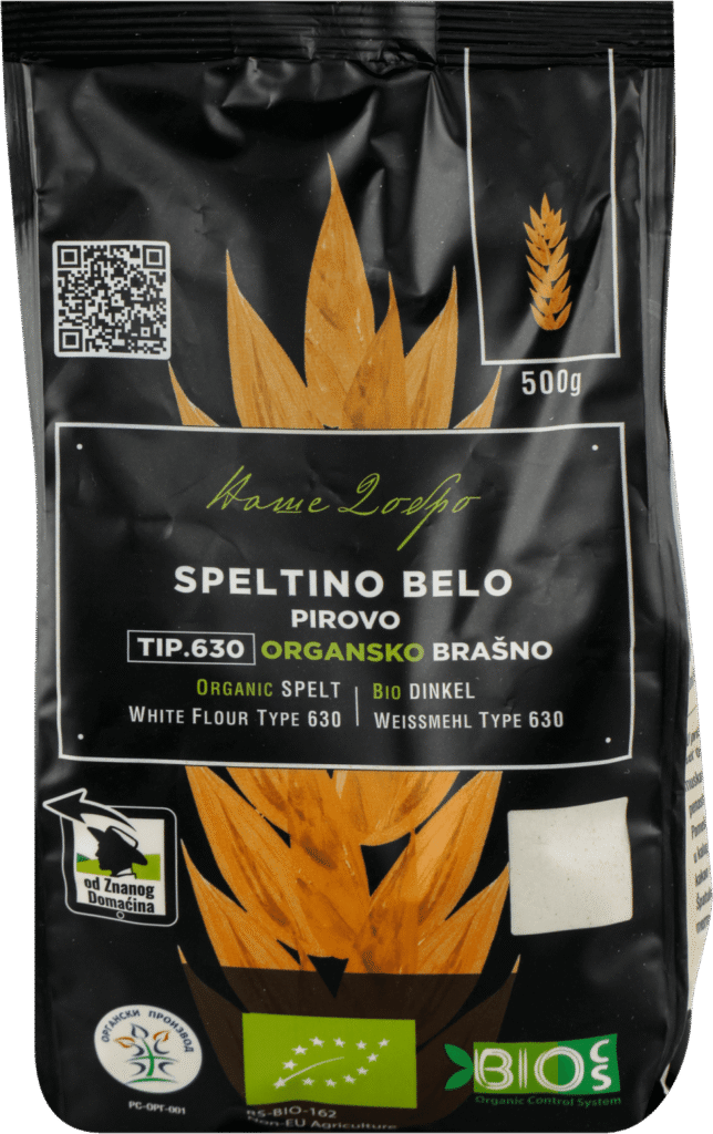 Brašno Org Spelt Belo 630 500 g nd