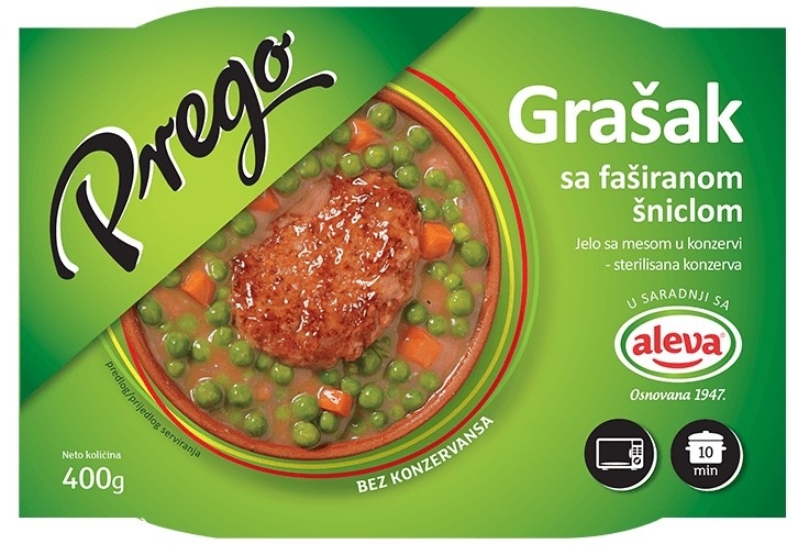 Grašak sa Faš Šniclom 400 g Neoplant