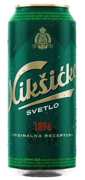 Pivo svetlo Niksicko limenka 0,5 l