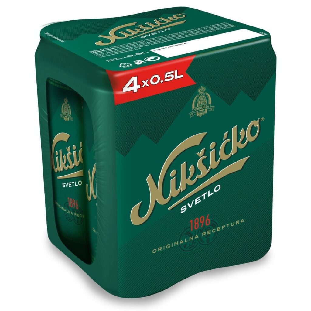 Pivo Nikšićko 0,5 l Can Fourpack ap