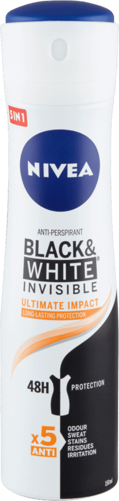 NIVEA deo sprej B&W ultimate 150 ml