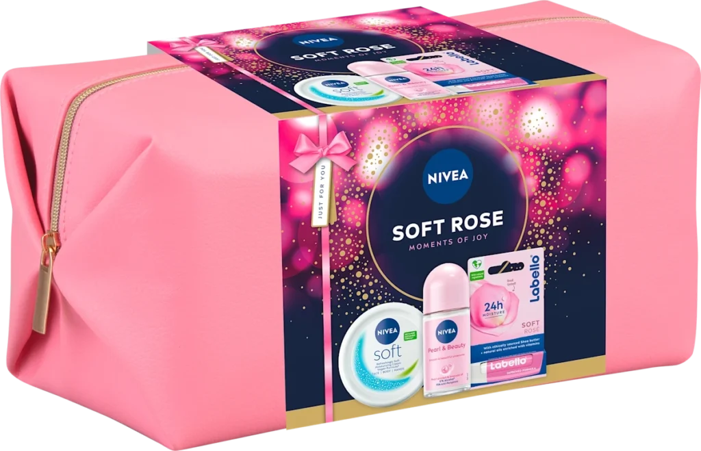 Nivea set ž 2025 Soft Rose Bag Xmas