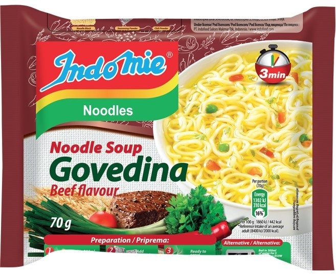 Nudle Ukus Govedine 70 g Indomie