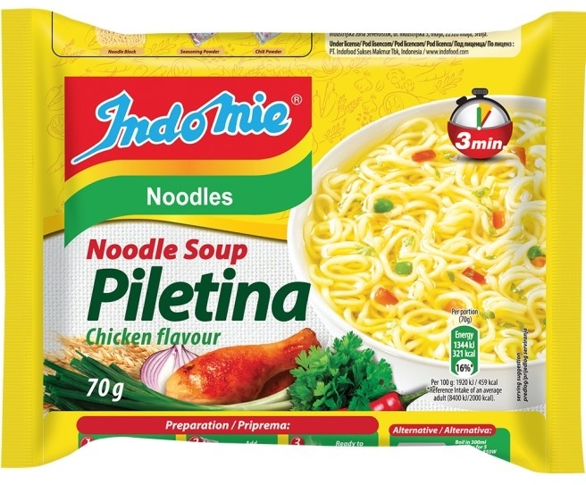 Supa instant nudle pil.spec.Indomie 75 g