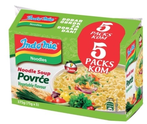 Supa inst-nudl-ukus pov.Indomie 5/1 375 g