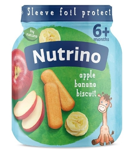 Nutrino kašica Jab Banan Keks 125 g
