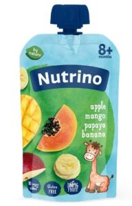 Nutrino voćni pire jab/mang/pap/ban 100 g