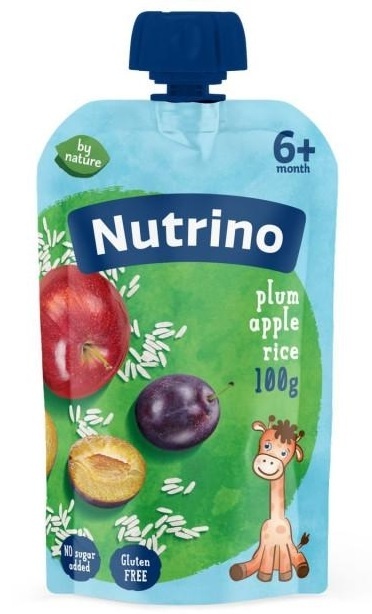 Nutrino pauc Jab,sljiva i pirinač 100 g