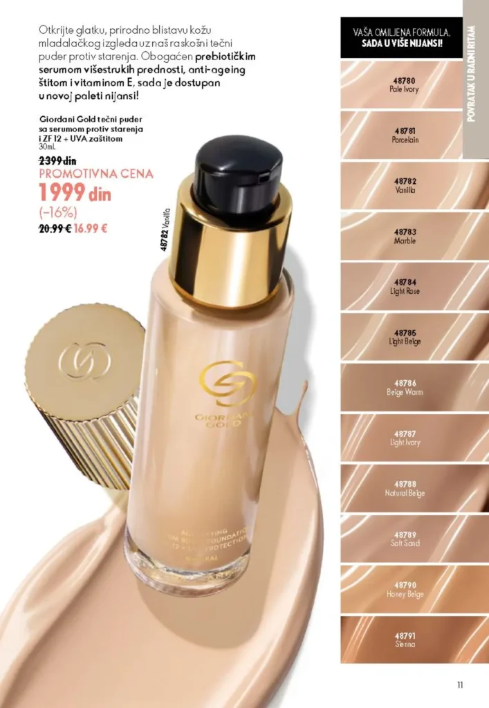 Oriflame katalog, strana 11