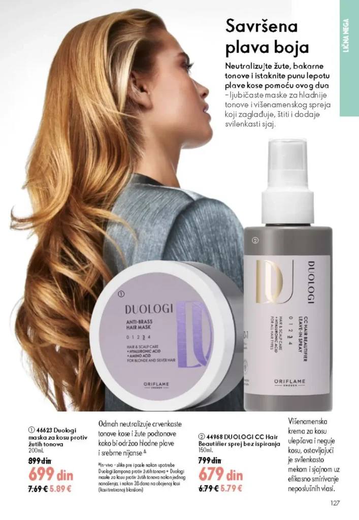 Oriflame katalog, strana 127