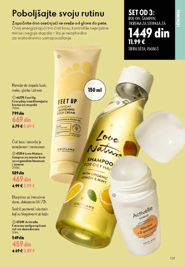 Oriflame katalog, strana 129