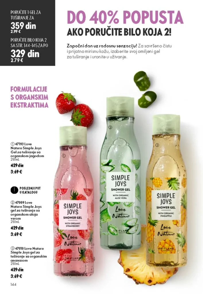 Oriflame katalog, strana 144