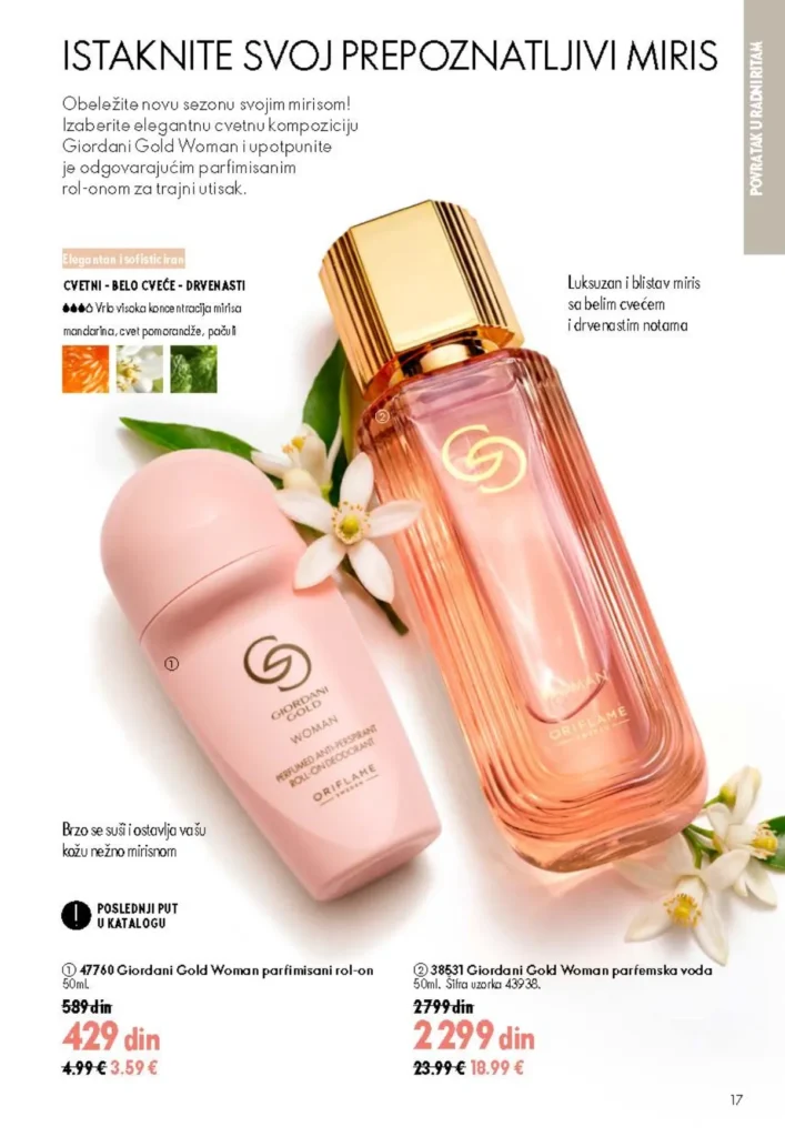 Oriflame katalog, strana 17