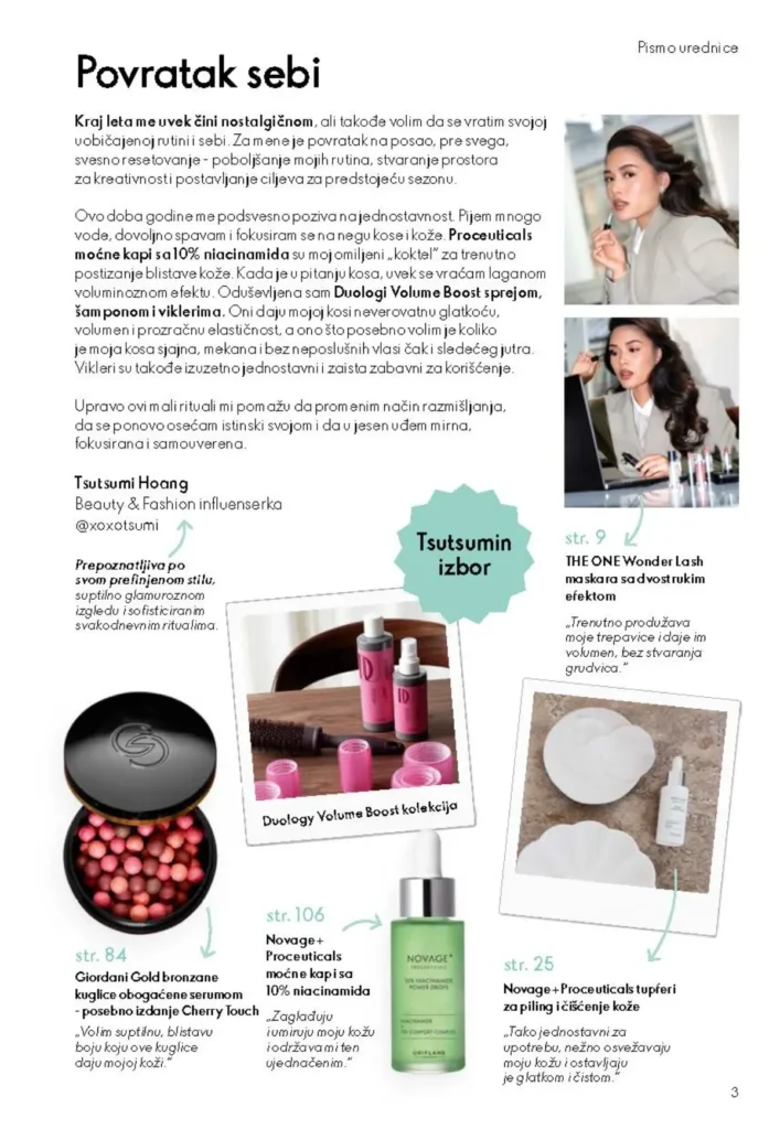 Oriflame katalog, strana 3