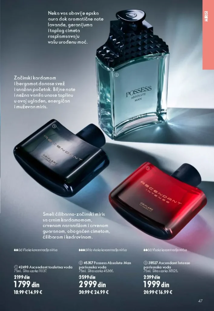 Oriflame katalog, strana 47