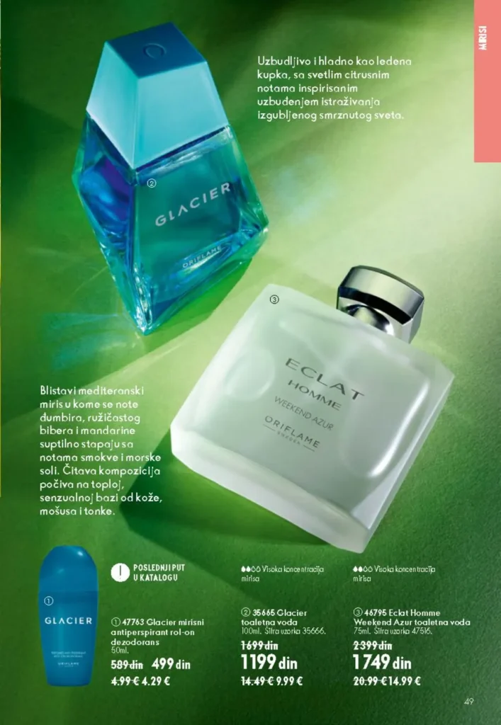 Oriflame katalog, strana 49