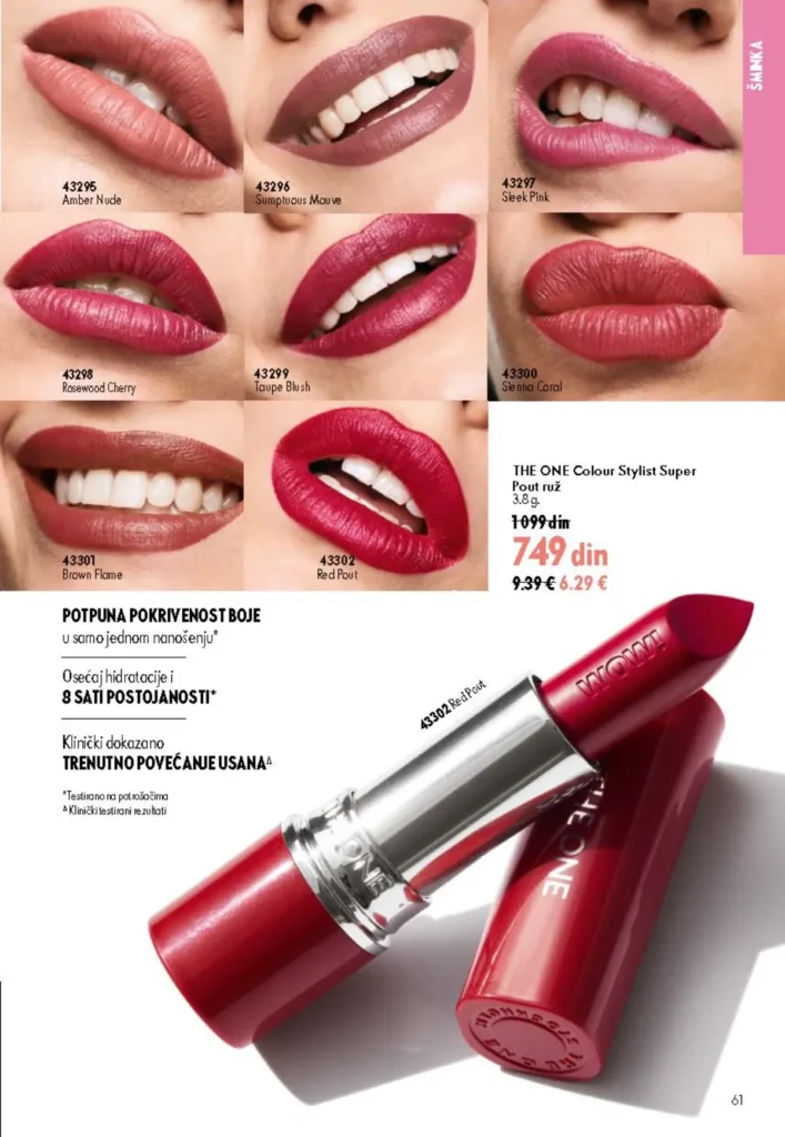 Oriflame katalog, strana 61