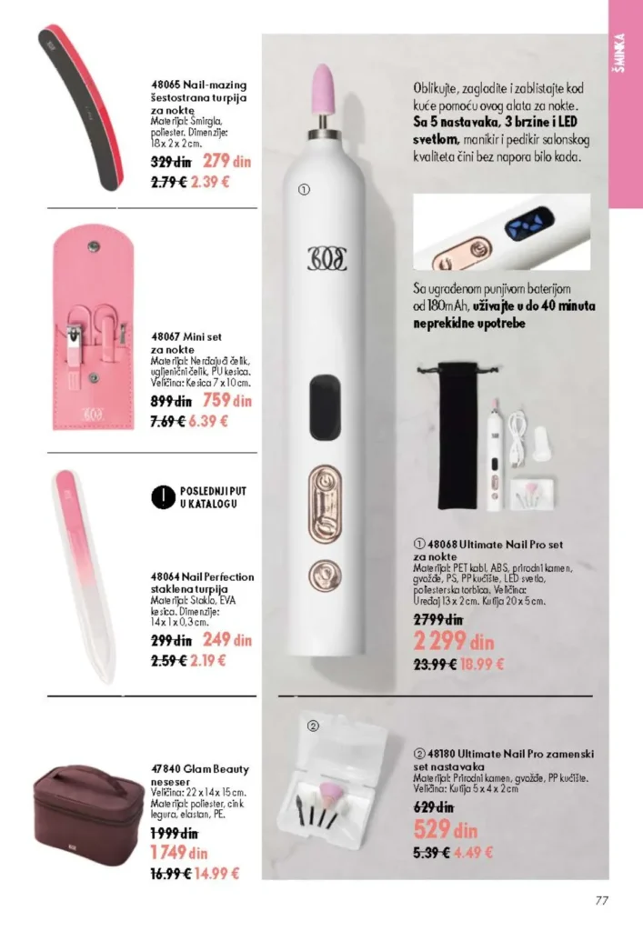 Oriflame katalog, strana 77