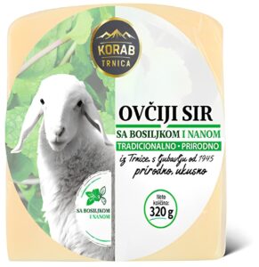 Sir Ovčiji Nana i Bosilj 320 g Korab