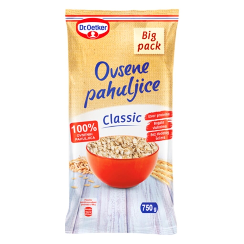 Ovsene Pahuljice 750 g dr Oetker