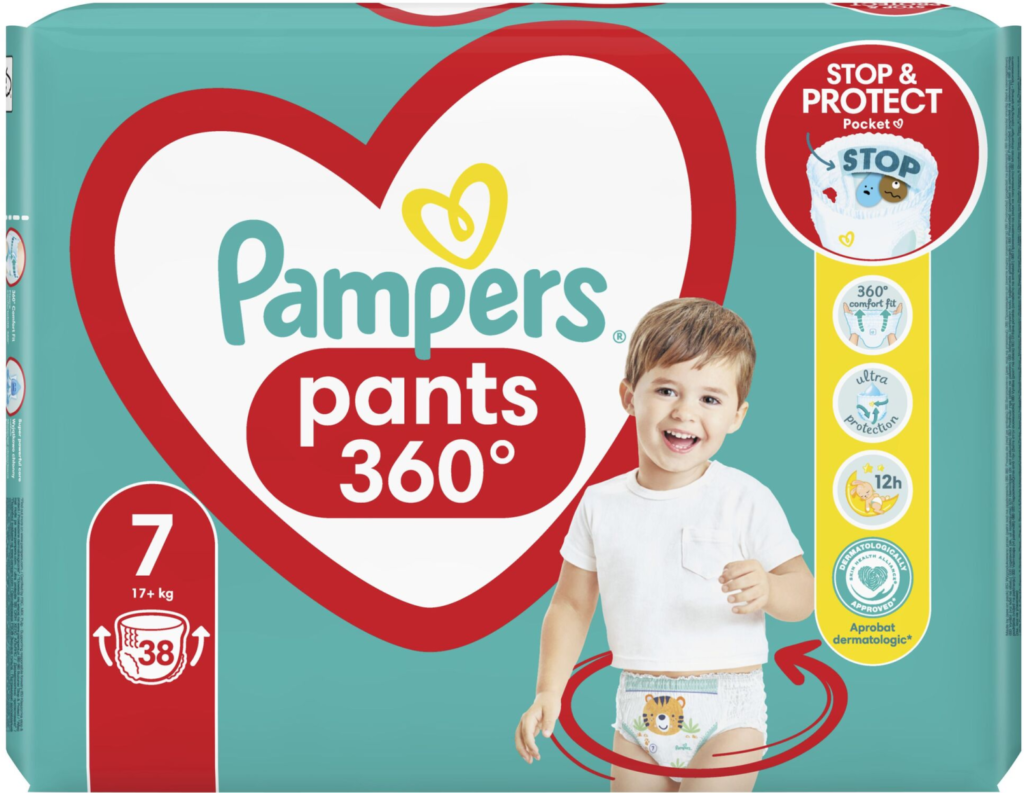 Pampers pelene Pants 7 38/1 jp