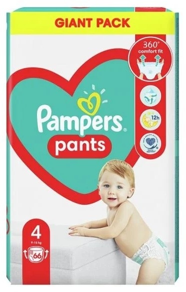 Pampers pelene Pants 4 66/1 gp