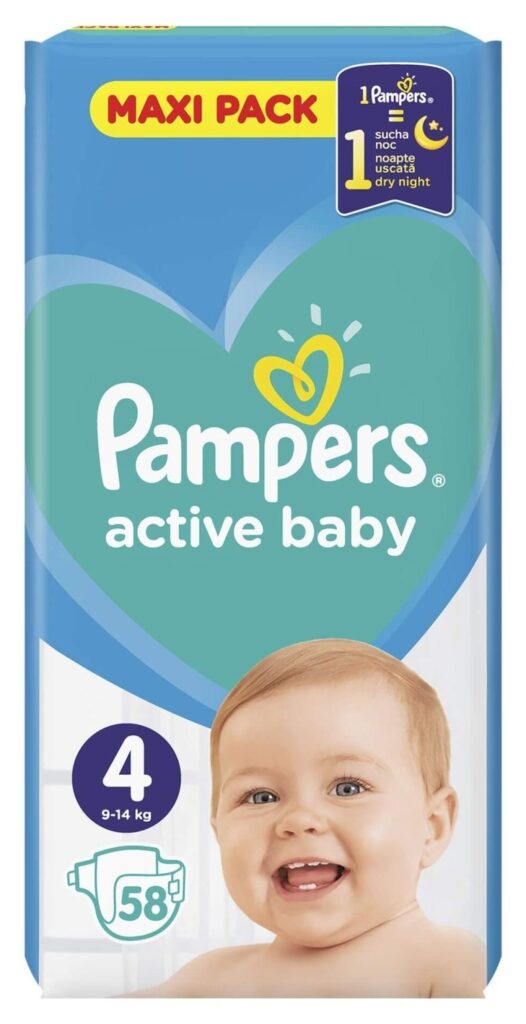 Pampers pelene ab vpp 4 maxi 58 nelt