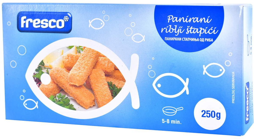 Riblji Stapici 256 g Fresco