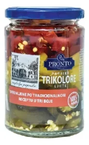 Feferone Tricolore Ljuta Paprika 370 ml Pronto Ducla Trading