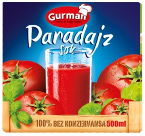 Sok Paradajz Blagi 500 g Gurman
