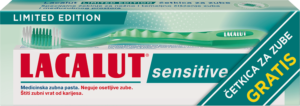 Pasta Senzitiv Lacalut 75 ml+Cet.green gr.